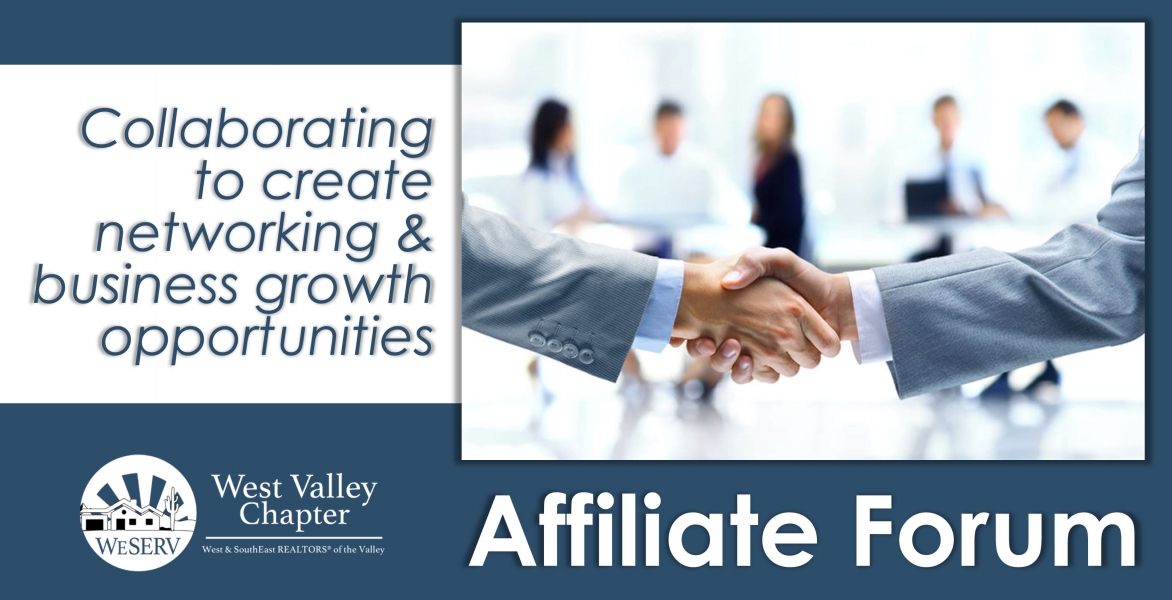 West Valley Affiliate Forum Meeting