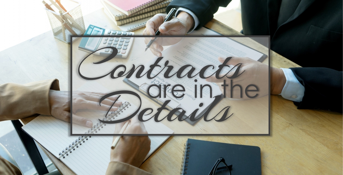 CE: Contracts are in the Details 