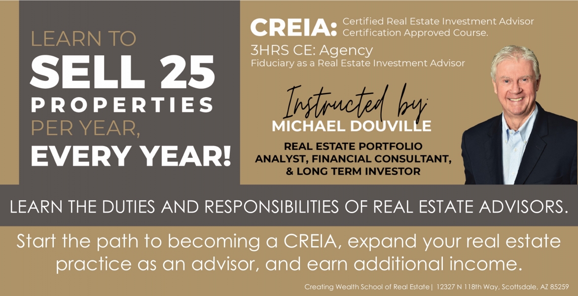 CREIA: Learn to Sell 25 Properties Per Year, Every Year!