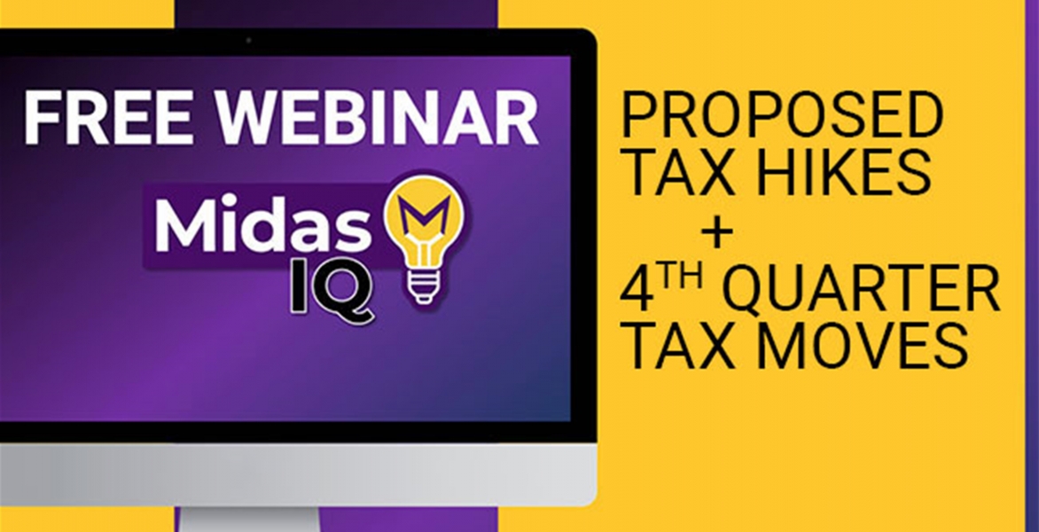 Webinar: Proposed Tax Hikes + 4th Quarter Tax Moves