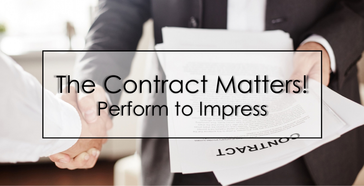 CE: The Contract Matters! Perform to Impress 