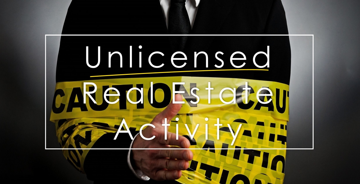 CE - Unlicensed Real Estate Activity  