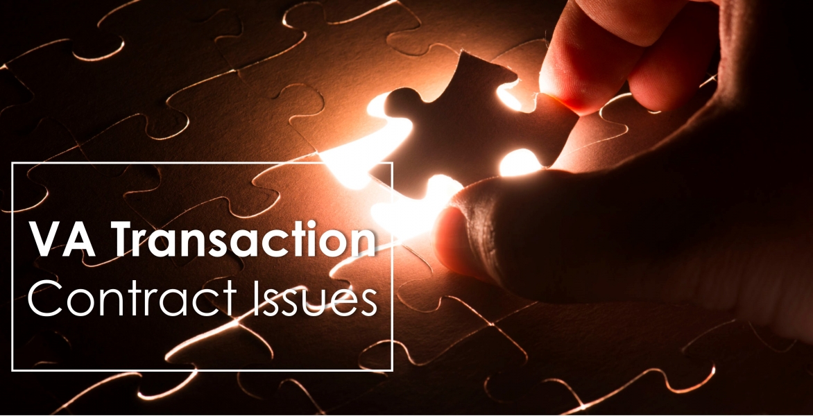 CE: VA Transactions - Contract Issues 